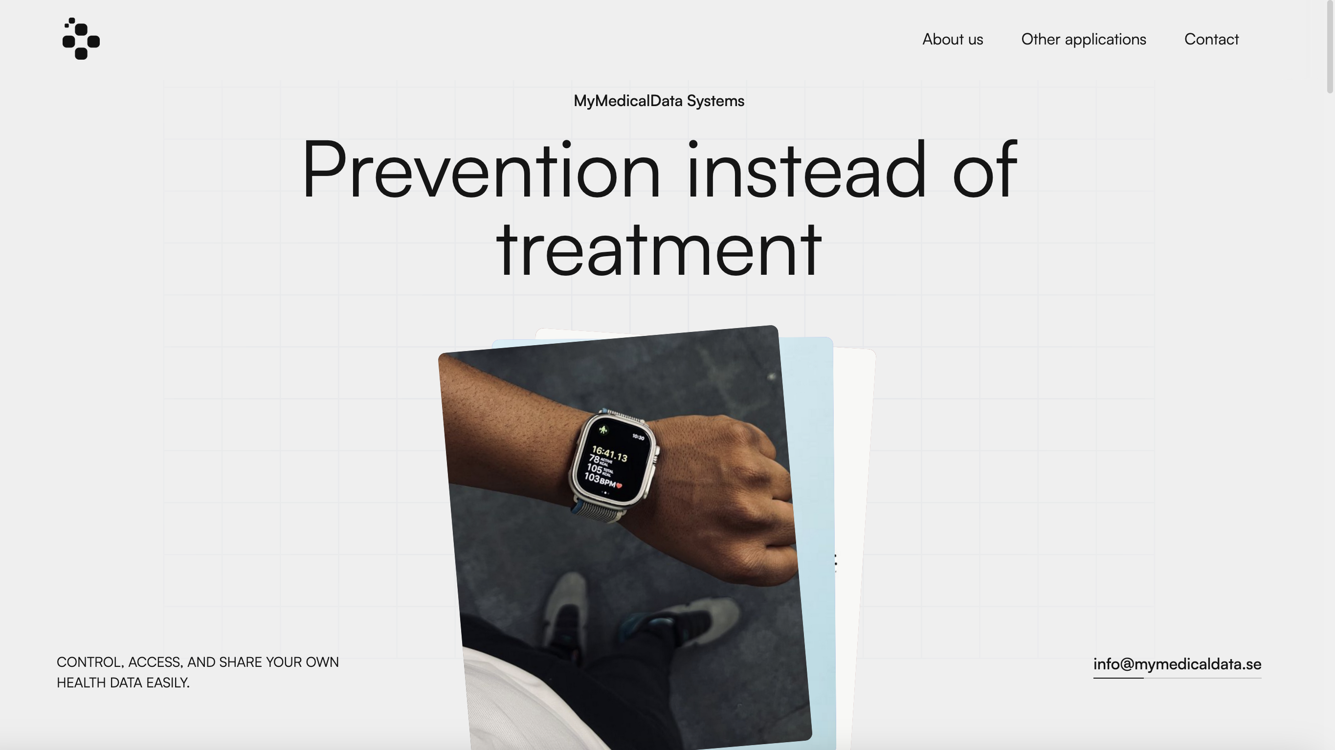 MyMedicalData Website